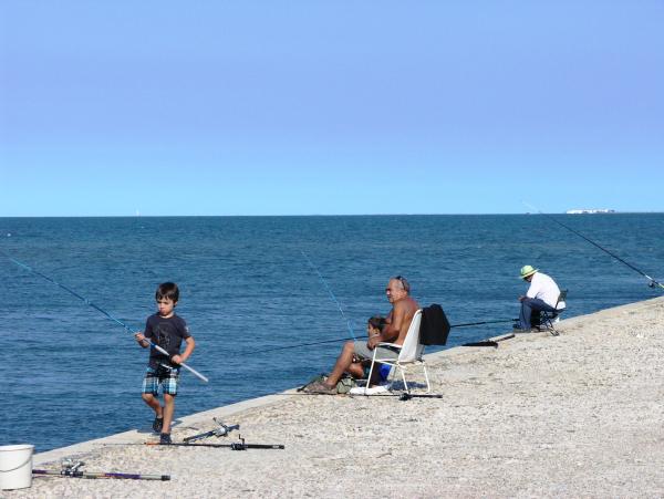 Sant Carles - Freihafen - verbotenes Fischen